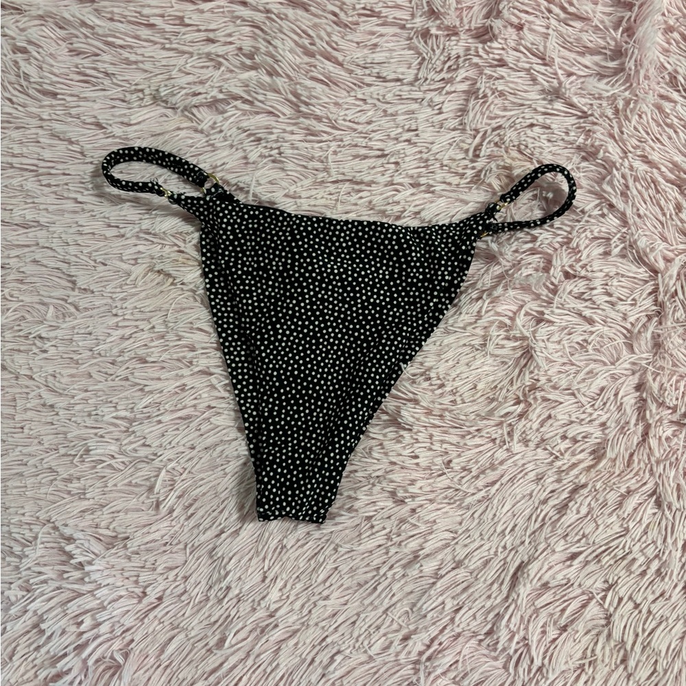 Vikini bottom Vix Black and White Polka Dot Blouse#3